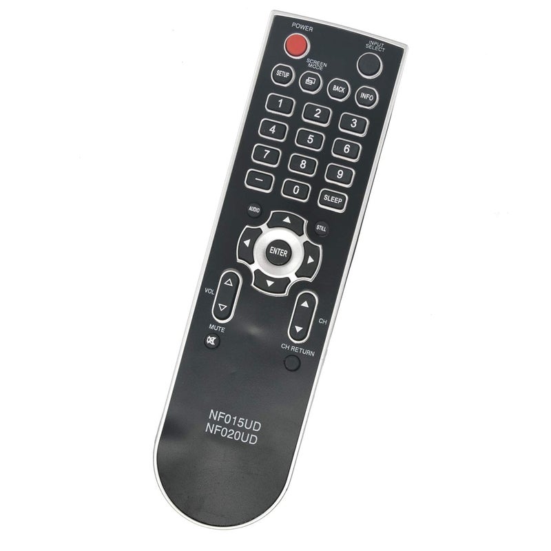 WINFLIKE New Universal Remote NF015UD NF020UD Compatible with LC195SSX, LC225SL9 LC225SSX LC260SC8 LC260SS8 LC320SL8 LC320SS8 LC320SS8A LC195SL9A LC195SL9B LC195SSX Emerson Sylvania TV - Image 2